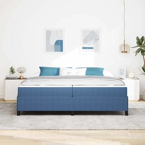 vidaXL Σκελετός Κρεβατιού Μπλε 200 x 200 cm Βελούδο