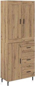 vidaXL Highboard 2 τμχ. Artisan Oak 69,5 x 34 x 180 εκ.