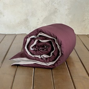 Παπλωματοθήκη Υπέρδιπλη (220x240) 2 Όψεων Nima Colors AW2024 Εκρού,Μπορντώ