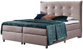 Επενδυμένο κρεβάτι Prato-Roz-200 x 200