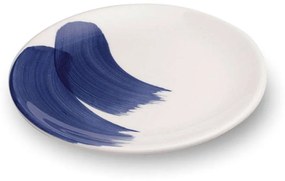 Πιάτο Γλυκού Mannaggia Li Pescetti MLP0307 Φ20,5cm Blue-White Zafferano Κεραμικό