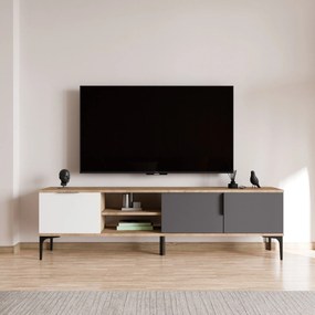 TV Stand Tarz - White, Anthracite, Oak White
Anthracite
Oak