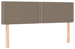 ΚΡΕΒΑΤΙ BOXSPRING ΜΕ ΣΤΡΩΜΑ TAUPE 140X200 ΕΚ. ΥΦΑΣΜΑΤΙΝΟ 3126169