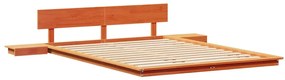 vidaXL Σκελετός Κρεβατιού Καφέ 140 x 200 cm ξύλο