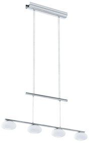 Φωτιστικό Οροφής Led Aleandro 1 96528 White Eglo Metal, Plastic