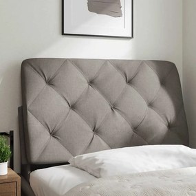 vidaXL Μαξιλάρι για Κεφαλάρι Taupe 90 εκ. Υφασμάτινο