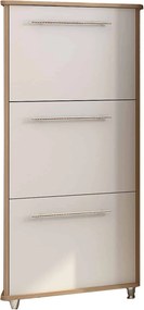 Παπουτσοθήκη Niag 5803D 58x26.5x132εκ Σονόμα-Λευκή
