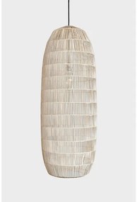 Κρεμαστό Φωτιστικό Οροφής 1xE27 Ρατάν Φ40cm Pickle AY Illuminate-420.101.10/P-Μπεζ 420.101.10/P