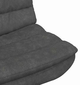 vidaXL Περιστρεφόμενη καρέκλα Μαύρο 63 x 75 x 76 εκ Λαμπερό PU