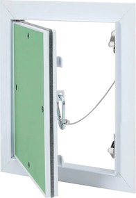 vidaXL Πάνελ Πρόσβασης Πράσινο και Ασημί 20 x 25 cm