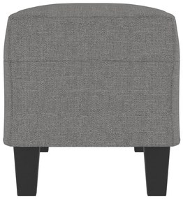 vidaXL Πάγκος Σκούρο Γκρι 100x35x41 εκ. Υφασμάτινος
