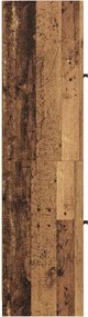 vidaXL Highboard Παλιό Ξύλο 35 x 37 x 142 εκ Επεξεργασμένο ξύλο