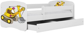Παιδικό κρεβάτι Babydreams Cartoon-Leuko-160 x 80-Digger