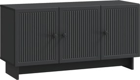 vidaXL Ντουλάπι TV 99 x 34,5 x 50 εκ. Μαύρο Επεξεργασμένο Ξύλο