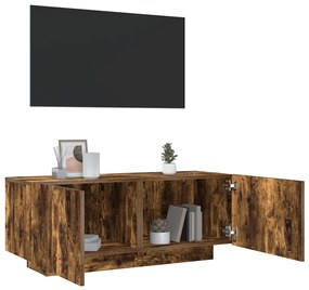 vidaXL Έπιπλο Τηλεόρασης Καπνιστή Δρυς 100x35x40 εκ. Επεξ. Ξύλο