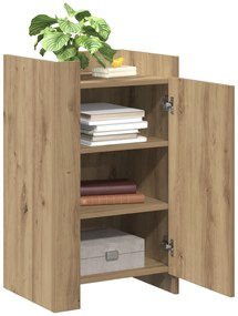 vidaXL Μπουφές Μασίφ Δρυ 45x35x75 εκ Επεξεργασμένο Ξύλο
