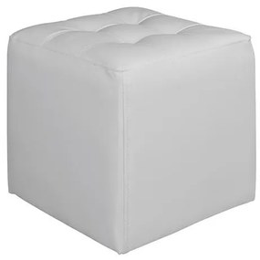 Stool 37x37x35cm With PU white Punk