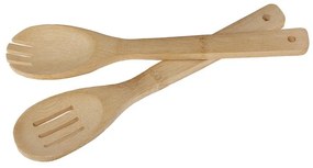 Κουτάλες Σερβιρίσματος (Σετ 2Τμχ) 26.000.99 30cm Natural Cryspo Trio Bamboo