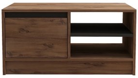 Τραπέζι σαλονιού Narli pakoworld σε sonoma απόχρωση 90x60x45εκ - 120-000511