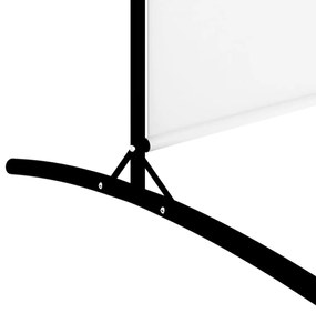 vidaXL Διαχωριστικό Δωματίου με 5 Πάνελ Λευκό 433x180 εκ. από Ύφασμα