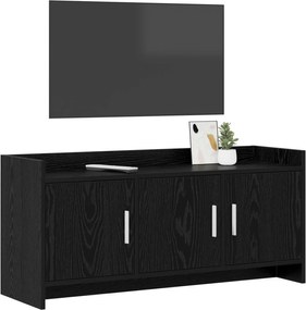 vidaXL Ντουλάπι TV 102 x 33 x 47 εκ Μαύρη Δρυς Επεξεργασμένο Ξύλο