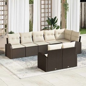 vidaXL Σετ Καναπέ Κήπου 8 pcs συνθετικό ρατάν