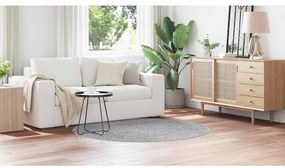 vidaXL Χαλί Γκρι 160 x 160 cm Πολυπροπυλένιο