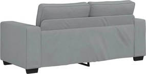 vidaXL Διθέσιος Καναπές Ανοιχτό Γκρι 180x77x82 εκ. Ύφασμα