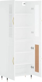 vidaXL Ντουλάπι Λευκό 69,5x34x180 εκ. από Επεξεργασμένο Ξύλο