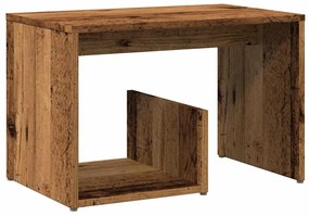 vidaXL Side Table Παλιό ξύλο 59x36x38 cm Κατασκευασμένο ξύλο