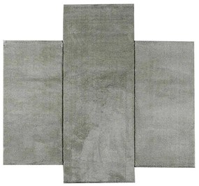Χαλιά Κρεβατοκάμαρας (Σετ 3τμχ) Polcarpet Veloute Cozy 1820 Mint