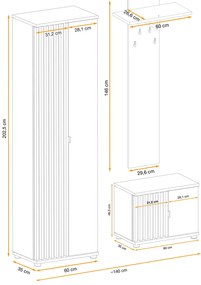 Swap XIX Σύνθεση Καφέ δρυς 280x180x40