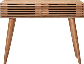 vidaXL Χειροποίητο Γραφείο Καφέ Τίκ 100 x 48 x 76 εκ.