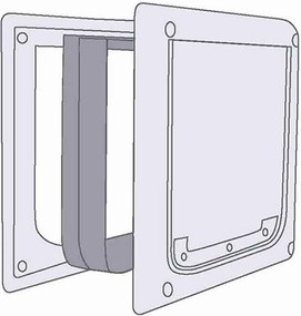 Πορτάκι Trixie Λευκό Πλαστική ύλη