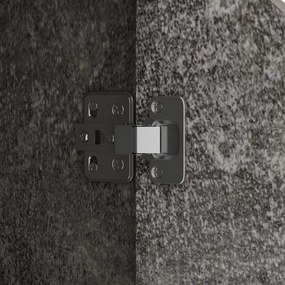 vidaXL Μπουφές Γκρι Σκυροδέματος 60x30x72 εκ. Επεξεργασμένο Ξύλο