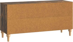 vidaXL Ντουλάπι TV 102 x 34,5 x 50 εκ. Καπνιστή Δρυς