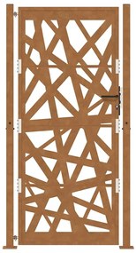 Πύλη κήπου 105x205 cm από καιρικό χάλυβα Light Design - Καφέ