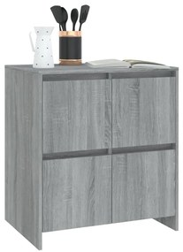 vidaXL Μπουφές Γκρι Sonoma 70x41x75 εκ. από Επεξεργασμένο Ξύλο