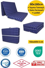 Stewehome Πτυσσόμενο στρώμα αφρού Μονό 180x80x6 cm
