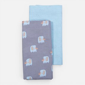 Σεντόνια Λίκνου (Σετ) Nef-Nef Homeware Baby Elephants 26