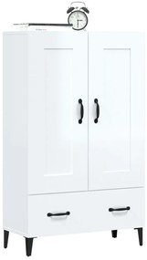 vidaXL Ντουλάπα Γυαλιστερό Λευκό 70x31x115 εκ. από Επεξεργασμένο Ξύλο