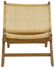 ΠΟΛΥΘΡΟΝΑ JERENZE PAKOWORLD ΦΥΣΙΚΟ TEAK ΞΥΛΟ-ΦΥΣΙΚΟ RATTAN 65X78X68ΕΚ