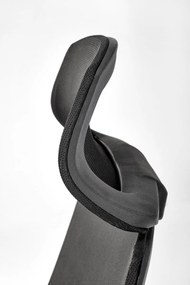 ΚΑΡΕΚΛΑ ΓΡΑΦΕΙΟΥ LANE ΜΑΥΡΗ 60x62x118-128cm