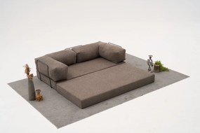 Τριθέσιος Καναπές Comfort - Χρώμα Γκρι - 190x95x75εκ