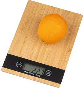 Ζυγαριά ψηφιακή κουζίνας eco από ξύλο μπαμπού 1g - 5Kg.