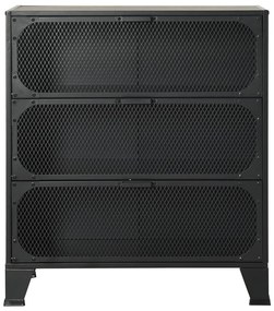 vidaXL Ντουλάπια Αποθήκευσης 2 τεμ. Γκρι 72 x 36 x 82 εκ. Μέταλλο/MDF