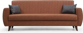3-Seat Sofa-Bed Alkon - Tile Red Tile Red