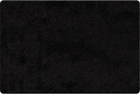 vidaXL Δερμάτινο Χαλί Μαύρο 100 x 150 cm 100% Πολυπροπυλένιο Τούφτα