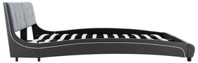 vidaXL Πλαίσιο Κρεβατιού Γκρι 180 x 200 εκ. από Συνθετικό Δέρμα