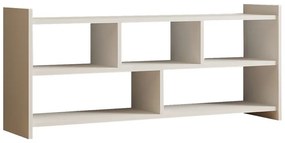 Έπιπλο τηλεόρασης Kapri pakoworld σε λευκή απόχρωση 120x28x55εκ